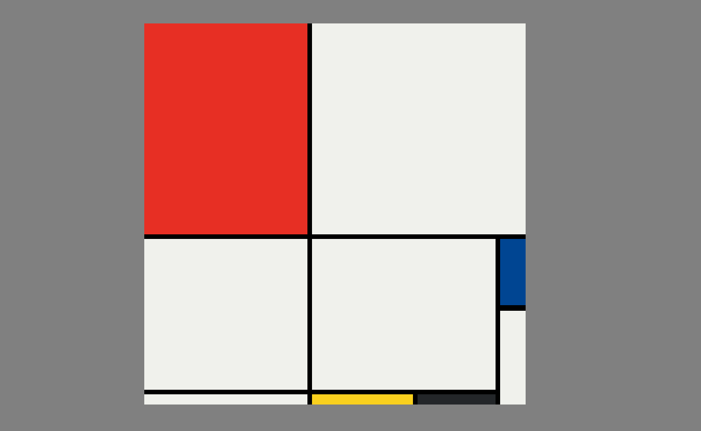 a mondrian painting